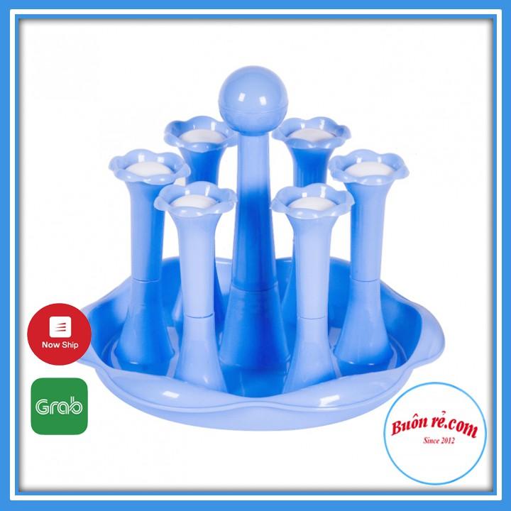 Khay úp cốc, ly hình hoa mai Việt Nhật - Giá để cốc cao cấp Việt Nhật Br01415