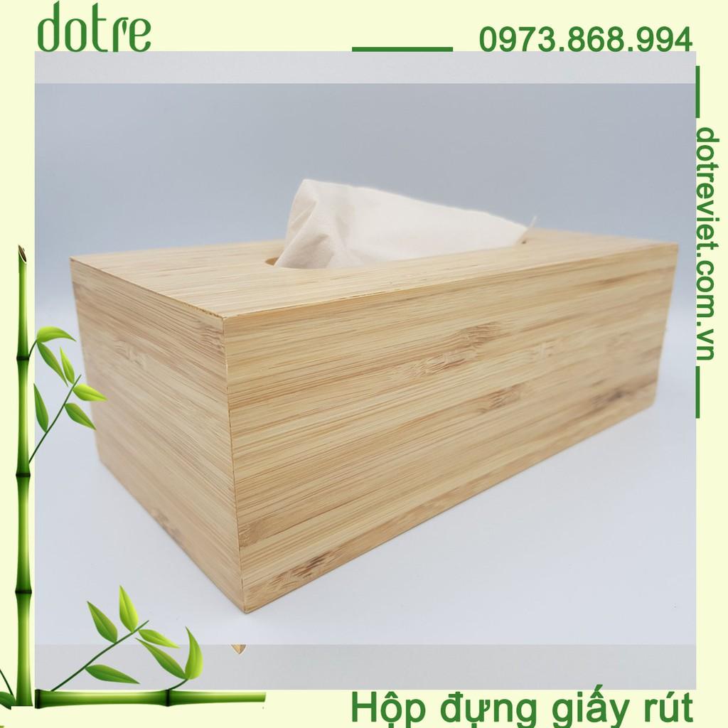 Hộp đựng giấy rút bằng tre loại đẹp