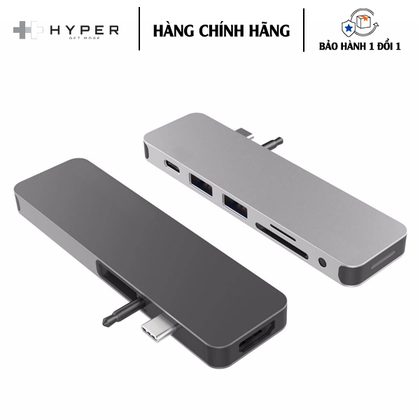 Cổng Chuyển HyperDrive SOLO 7-in-1 USB-C Hub for MacBook, PC &amp; Devices - Hàng Chính Hãng