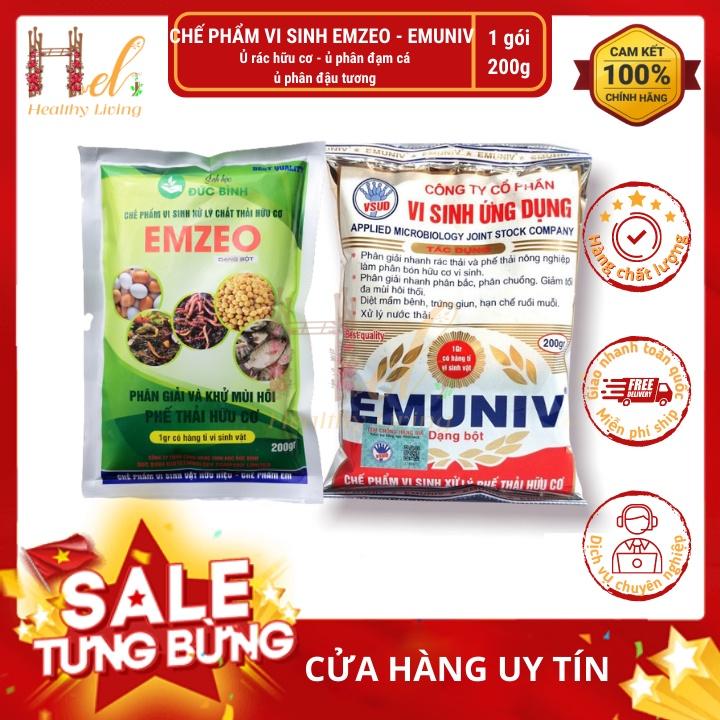 Chế Phẩm Vi Sinh EM EMUNIV / EMZEO Dùng Ủ Phân Cá, Ủ Rác Thải Hữu Cơ, Chuyển Hóa Phân Bón, Ủ Bánh Dầu, Ủ Phân Đậu Tương