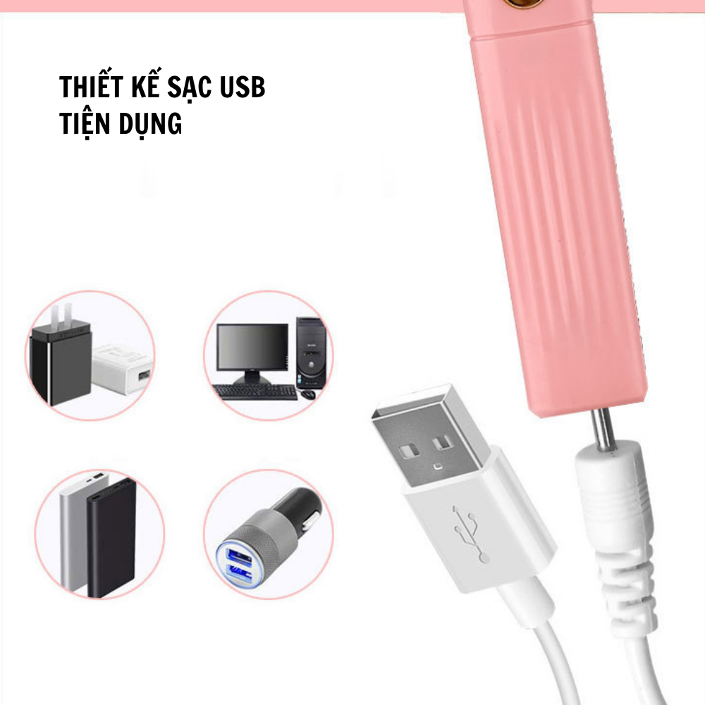 Máy mài móng cầm tay mini BZ X5- Máy dũa móng chân đa năng 5 đầu, sạc USB tiện dụng