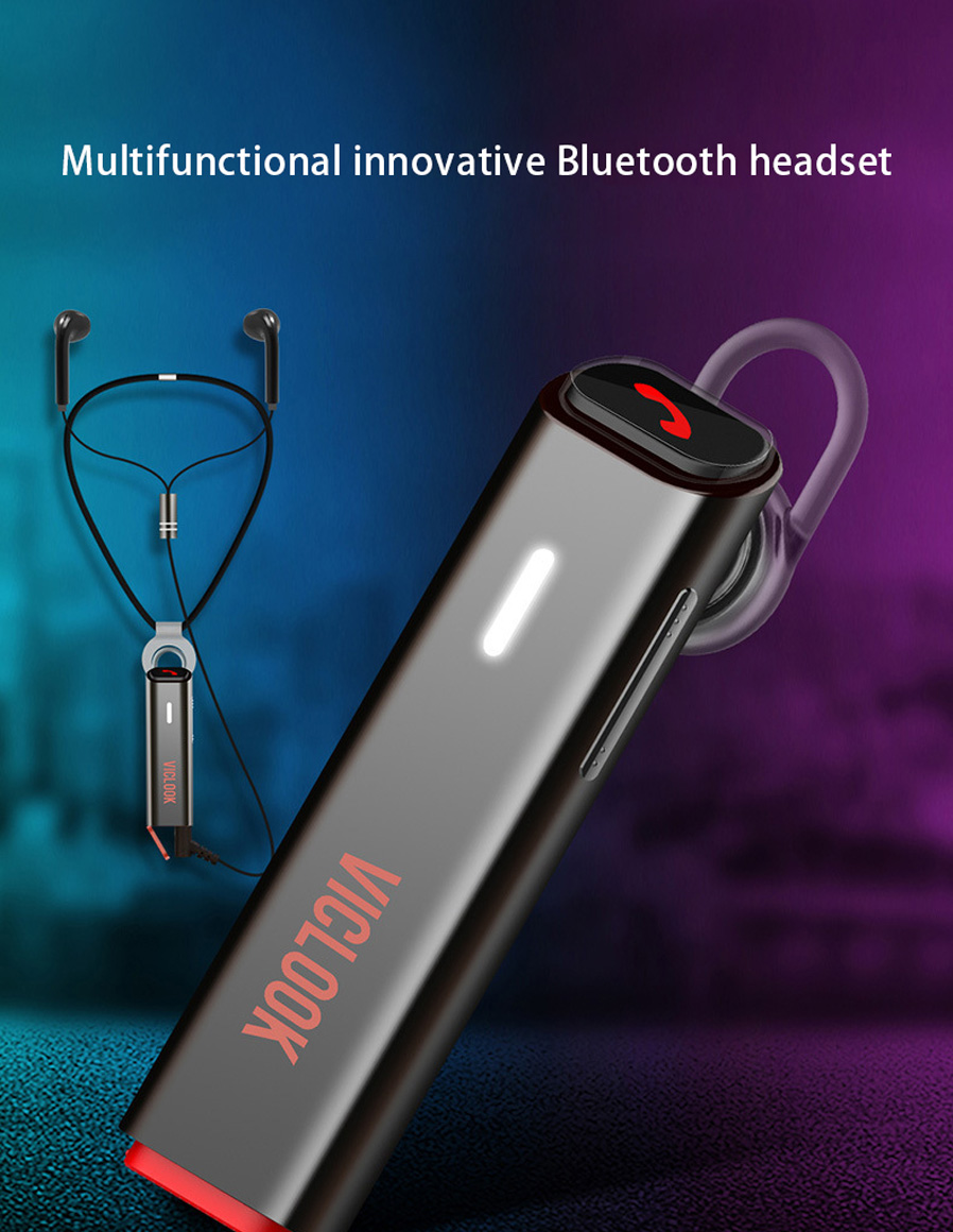 Tai Nghe Bluetooth 4.2 VICLOOK G4 Tai Nghe Nhét Tai Đàm Thoại Không Dây Tặng Kèm Jack cắm 3.5 và Phụ kiện Đeo Khi Chơi Thể Thao Chồng Thấm Nước (32h)