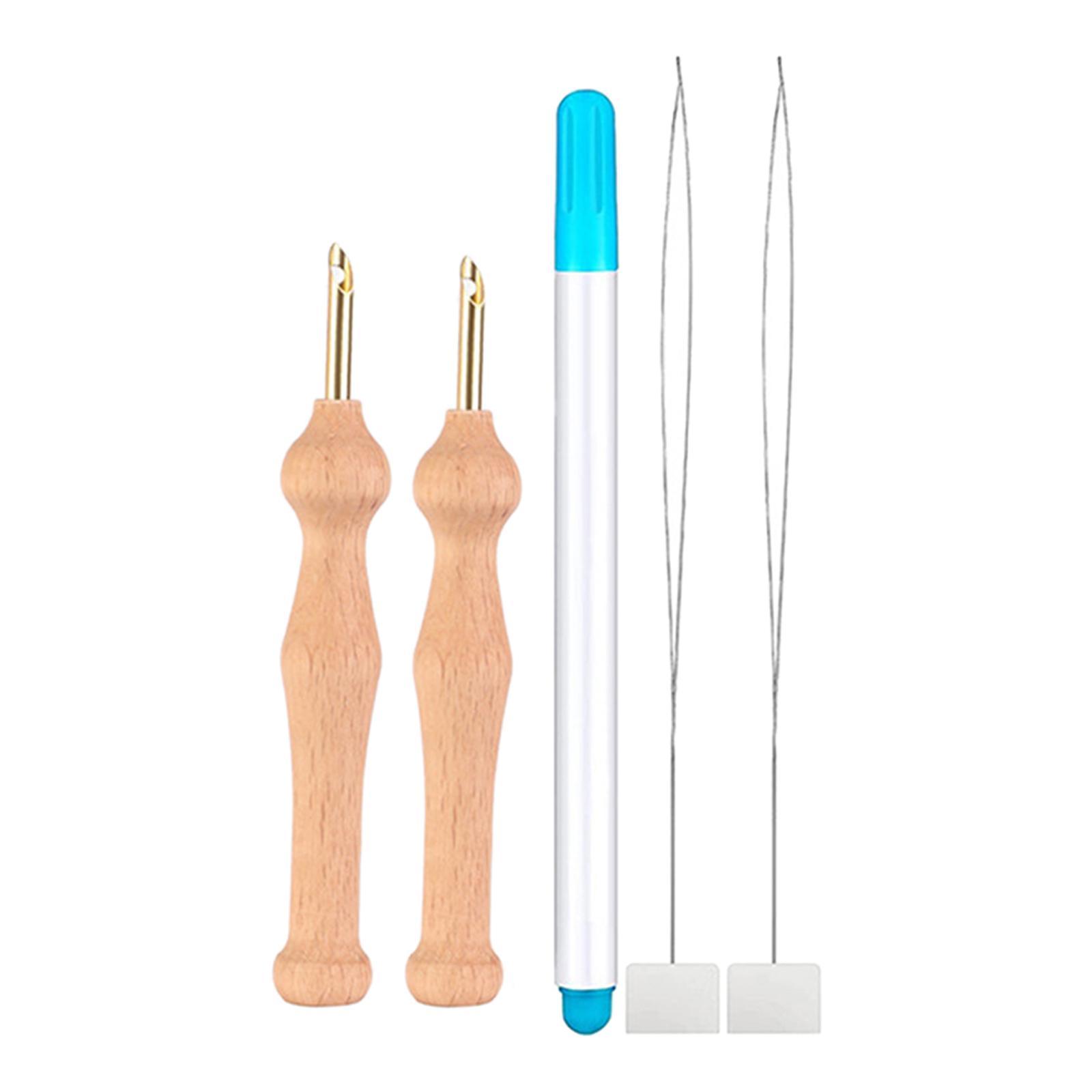 DIY Punch Embroidery Kit W/ Cloth for Knitting Sewing With