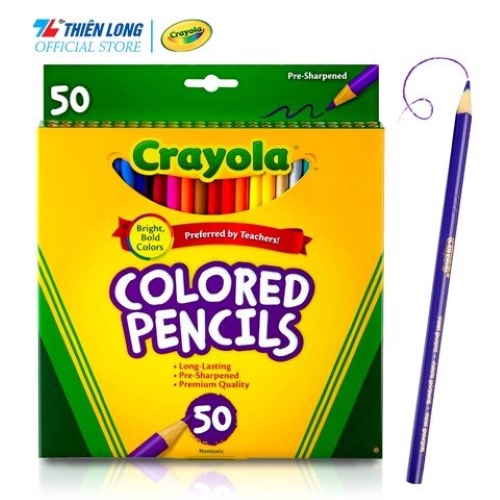 Hộp 50 cây chì màu Crayola Colored Pencils