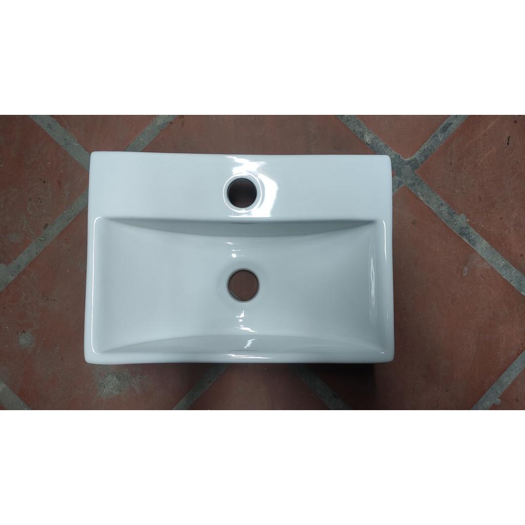 Chậu lavabo treo tường mini 36x25xm