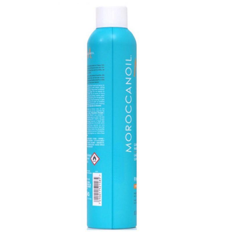 Gôm xịt giữ nếp linh hoạt Moroccanoil Finish Strong 330ML/480ML + Kèm gội xã gói Karseell Mini 15ml*2