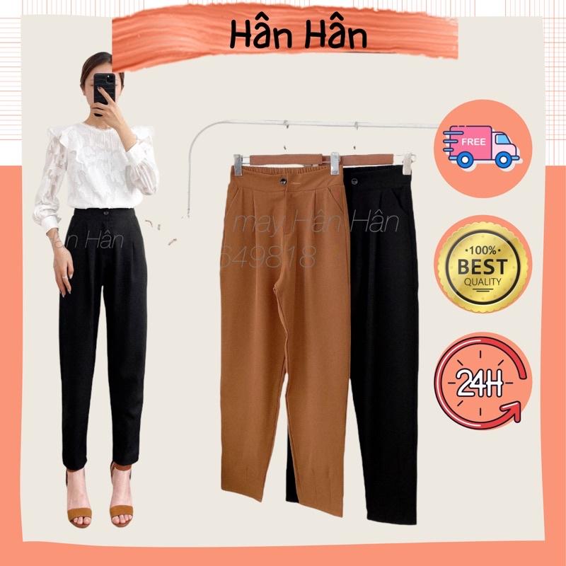 Quần baggy công sở chun sau