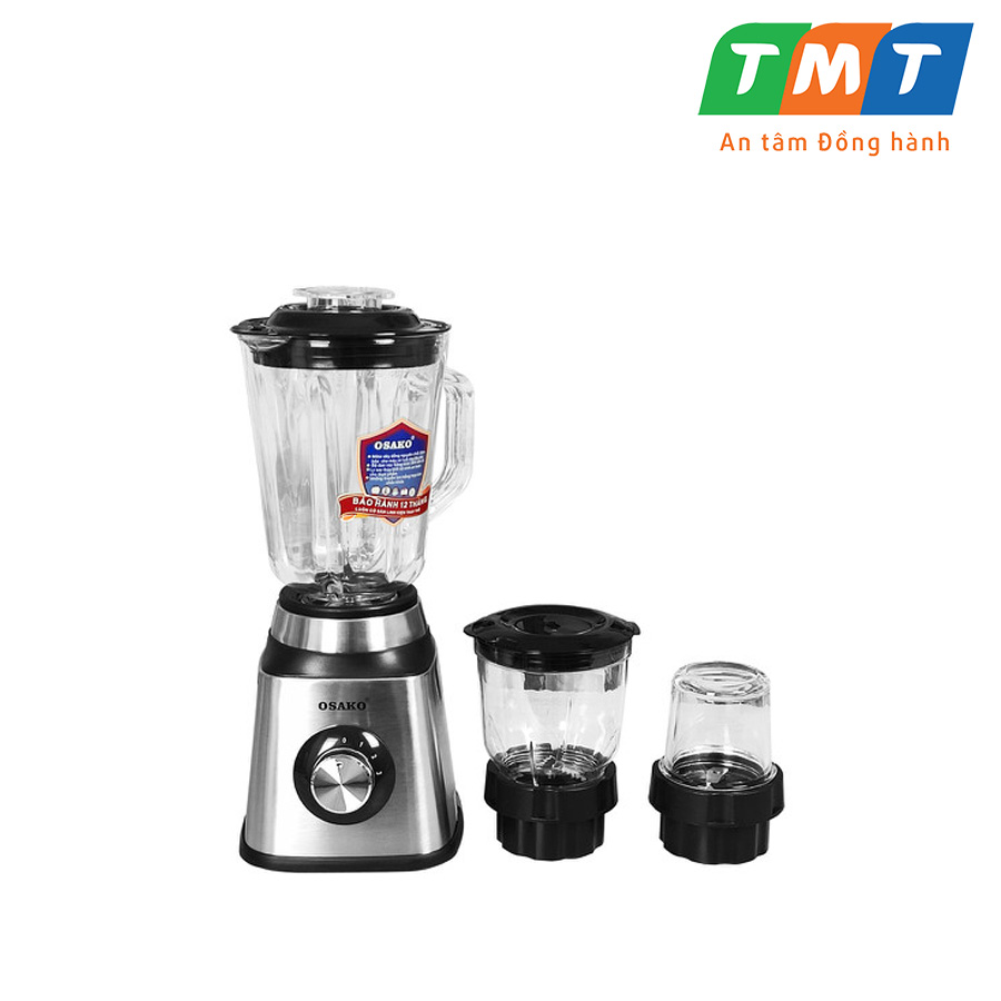 Máy xay sinh tố đa năng 450W Osako ST-03 với 3 cối dùng xay sinh tố, xay thịt, xay gia vi