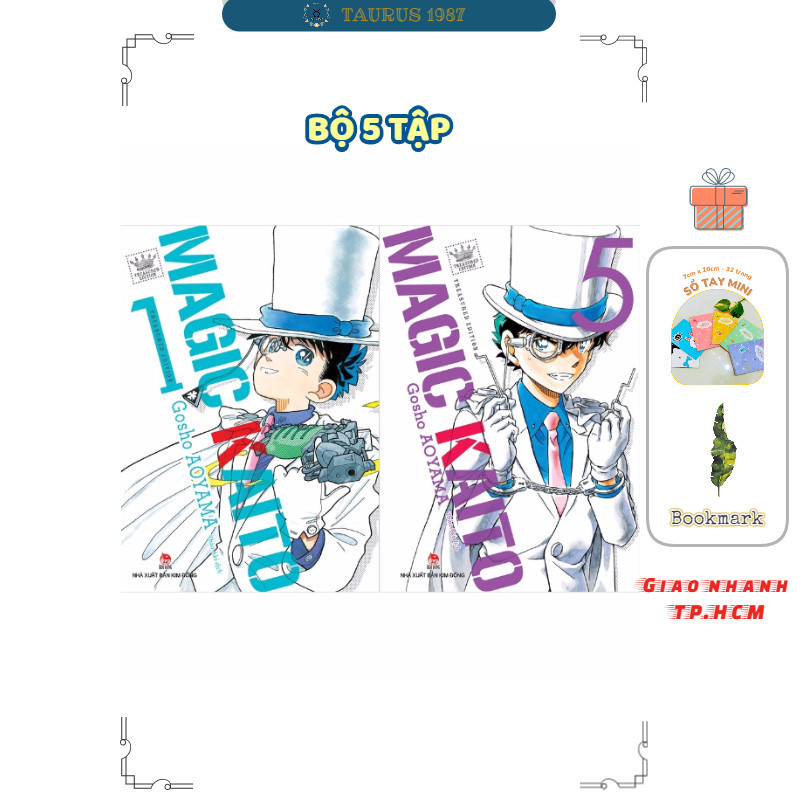 Combo 5 cuốn Magic Kaito (Tập 1 đến tập 5) (Tái Bản 2022)