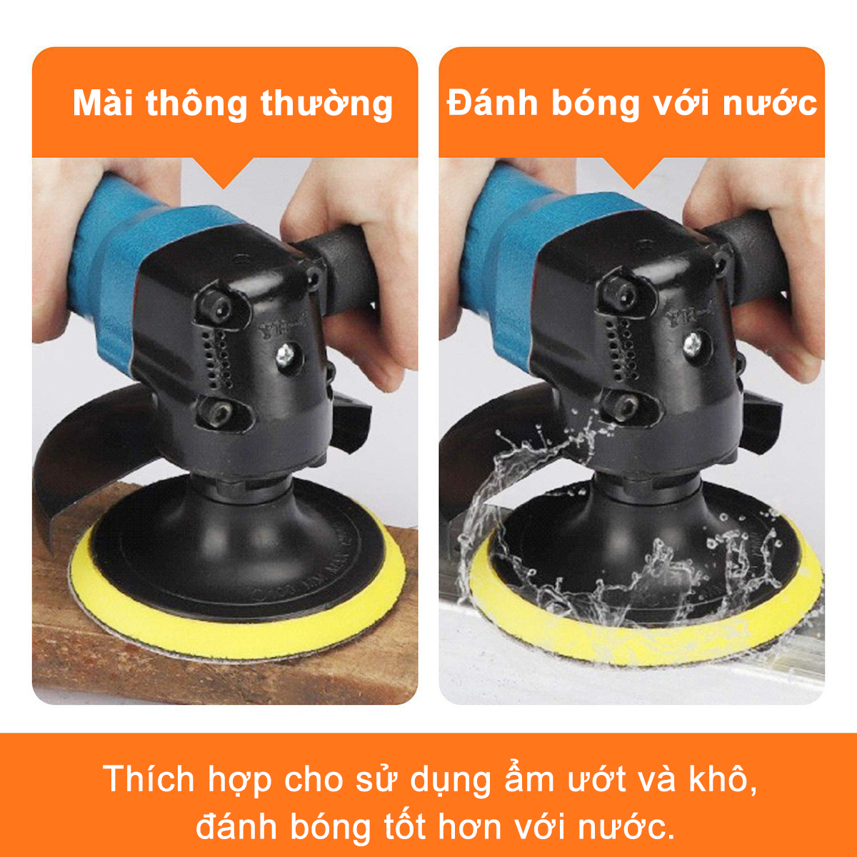 100 tờ Giấy nhám tròn 125mm đủ số grit Giấy Nhám Đĩa 5 Inches Đế Dán số 80 đến 400 - đường kính máy chà tường