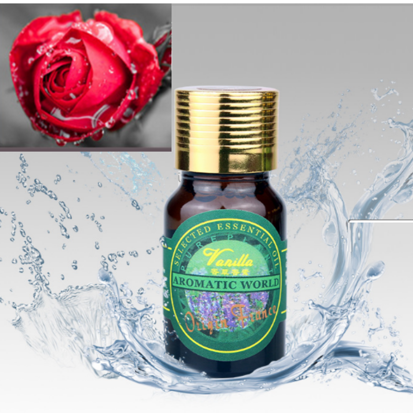 ️️ Bộ 2 Nước Hoa Xe Hơi Hương Mát Nhẹ Hoa Hồng 10ml 206330