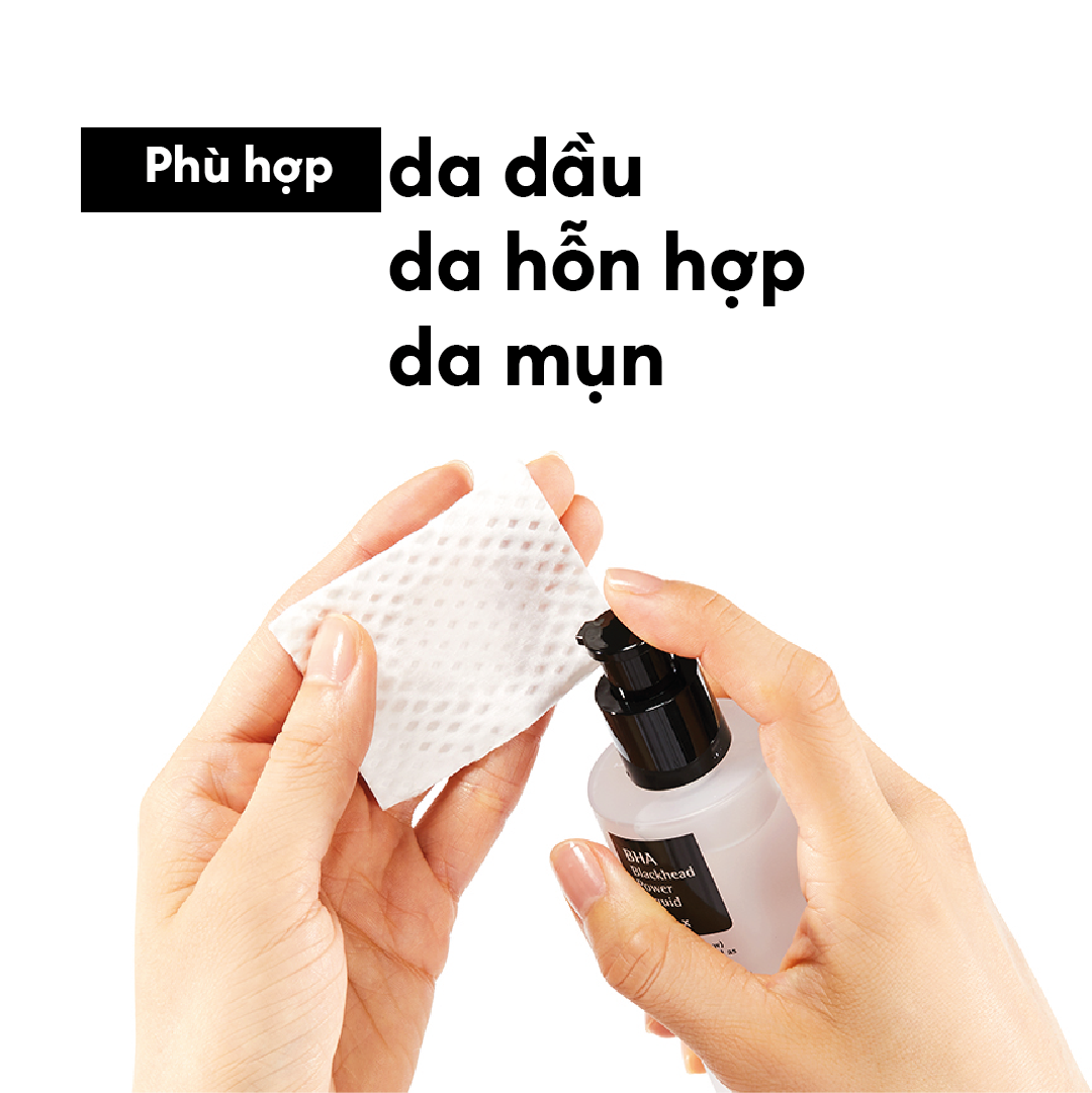 Dung Dịch Tẩy Tế Bào Chết Hoá Học 4% BHA COSRX Blackhead Power Liquid Exfoliator 100ml