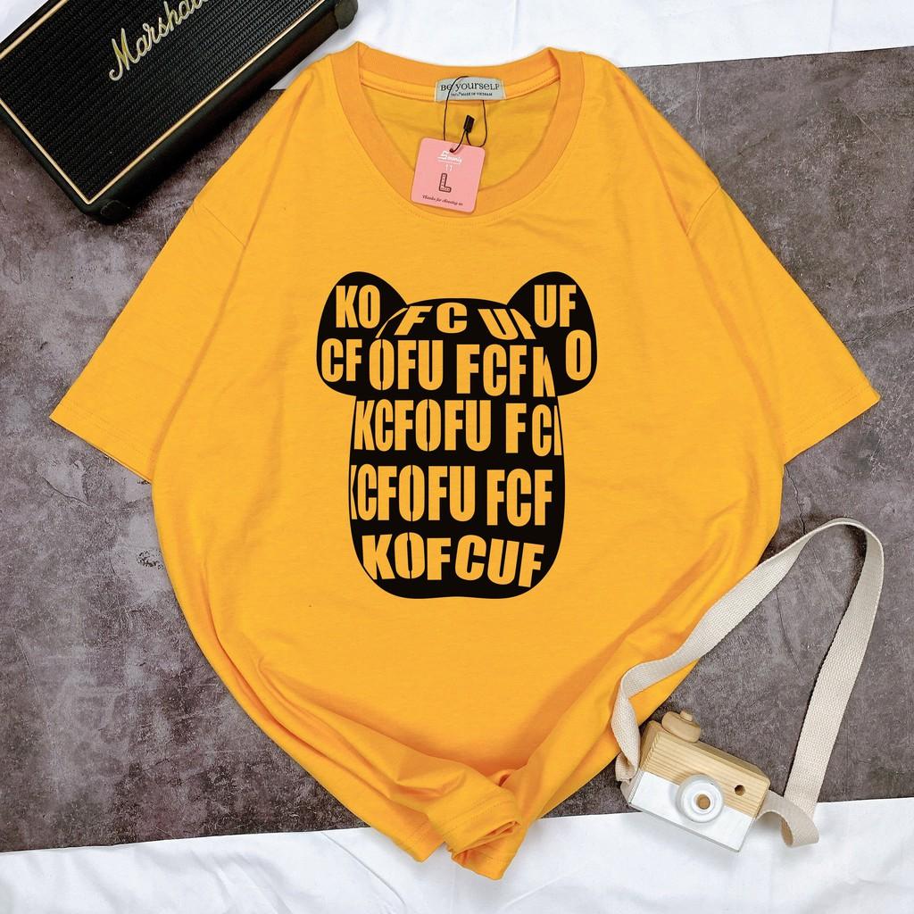 ÁO THUN TAY NGẮN KOFCUF UNISEX ĐỦ SIZE M L XL HÌNH THẬT TỰ CHỤP