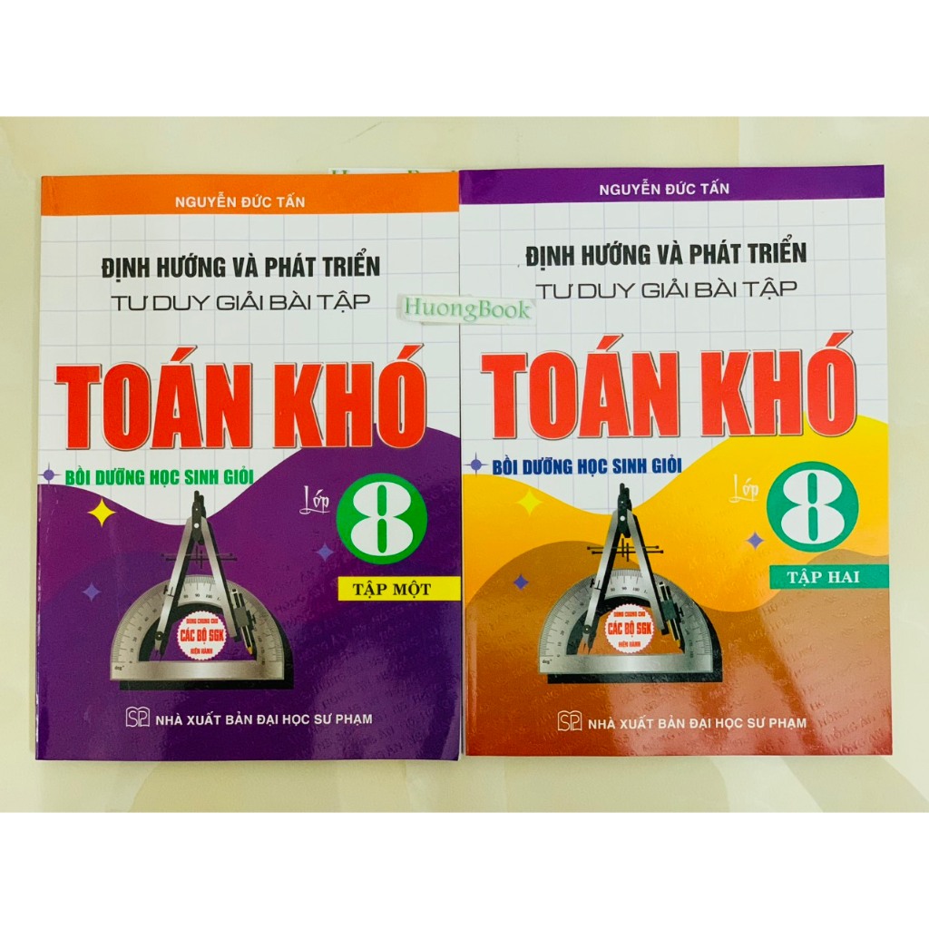 Sách - Combo Định hướng và phát triển tư duy giải bài tập toán khó lớp 8