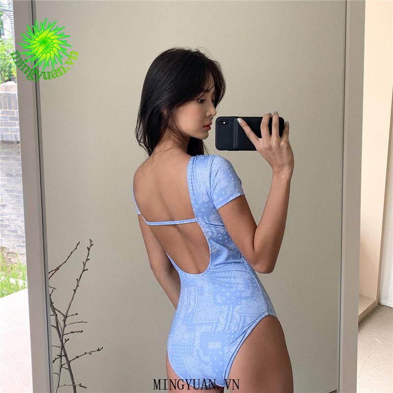 Bộ Đồ Bơi Liền Thân Hai Dây Gợi Cảm Cho Nữ