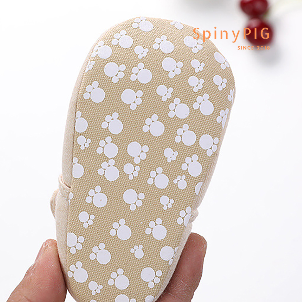 Giày tập đi cho bé 0-18 tháng tuổi 100% cotton hữu cơ tự nhiên không chất tẩy nhuộm chống trơn trượt hàng siêu xinh ơi