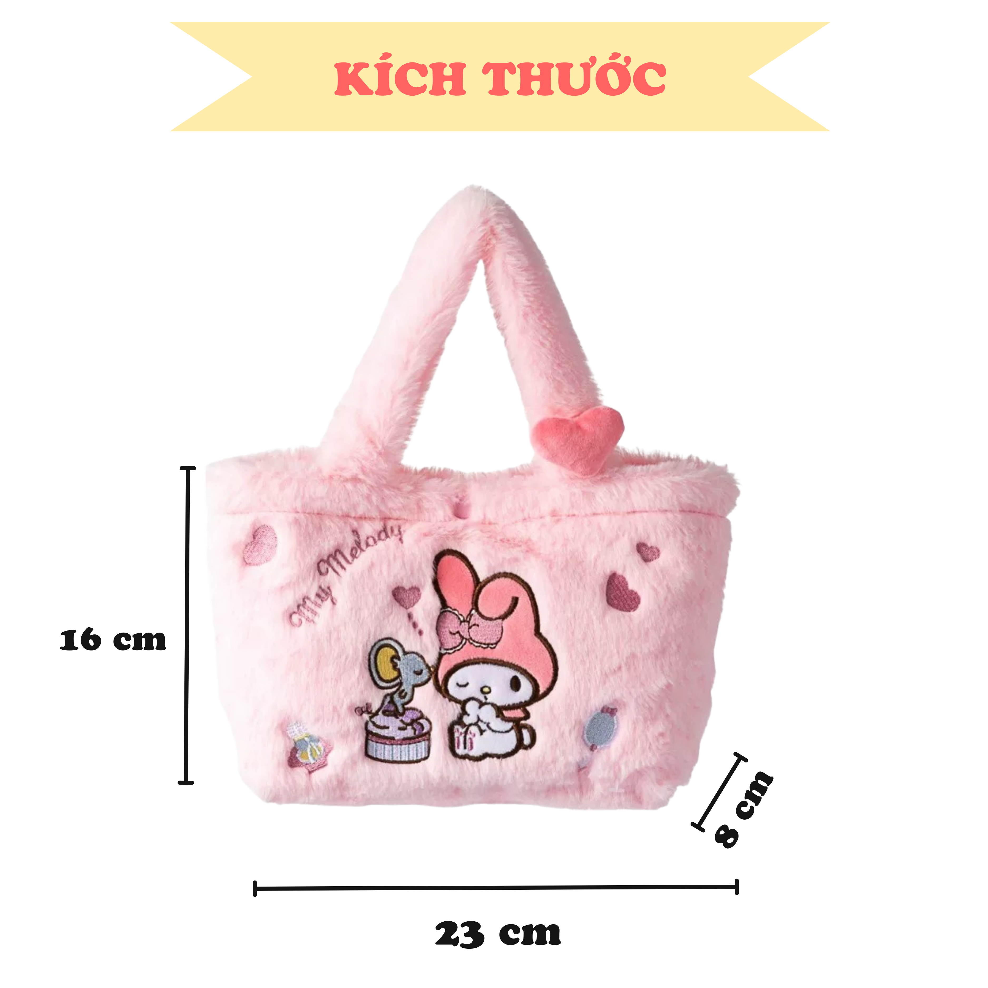 Túi cho bé nhiều họa tiết hoạt hình đáng yêu Baby-S, Túi xách cho bé dáng tote phong cách Hàn Quốc xinh xắn - STX043