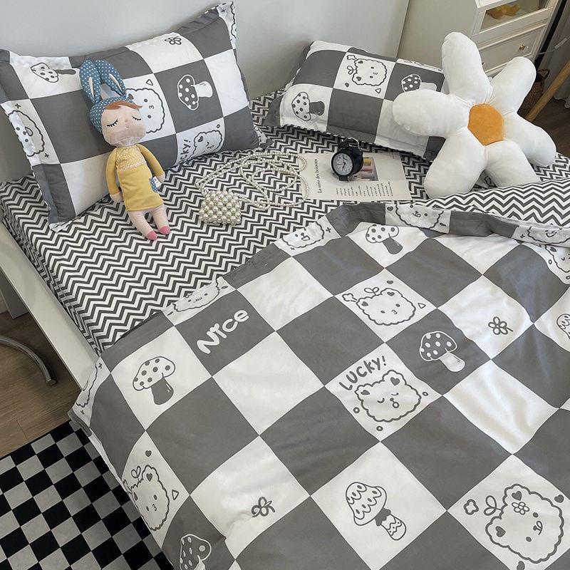 Bộ Chăn Ga Gối Full Set Cotton Korea Bedding CÓ CHĂN BÔNG Mềm Mại Đủ Kích thước Hàng Nhập