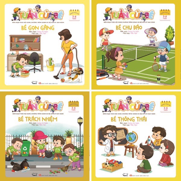 Rèn Luyện Tính Cách Cho Bé 3-6 tuổi - Bé gọn gàng, thông thái, chu đáo, trách nhiệm - Tuần của bé tháng 12