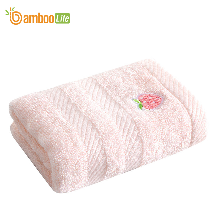 Khăn mặt sợi tre Bamboo Life Khăn lau mặt rửa mặt cao cấp kháng khuẩn siêu thấm hút hàng chính hãng BL041