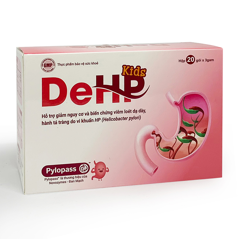 Thực phẩm chức năng bảo vệ sức khỏe Kiểm soát HP bảo vệ dạ dày DeHP Kids D005 (20 gói)