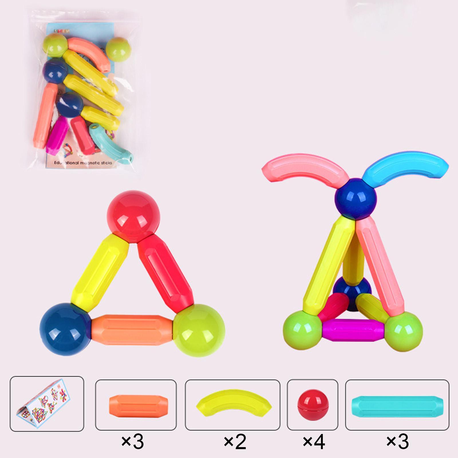 12 Pieces  Building Blocks Construction Set for Games Toddlers