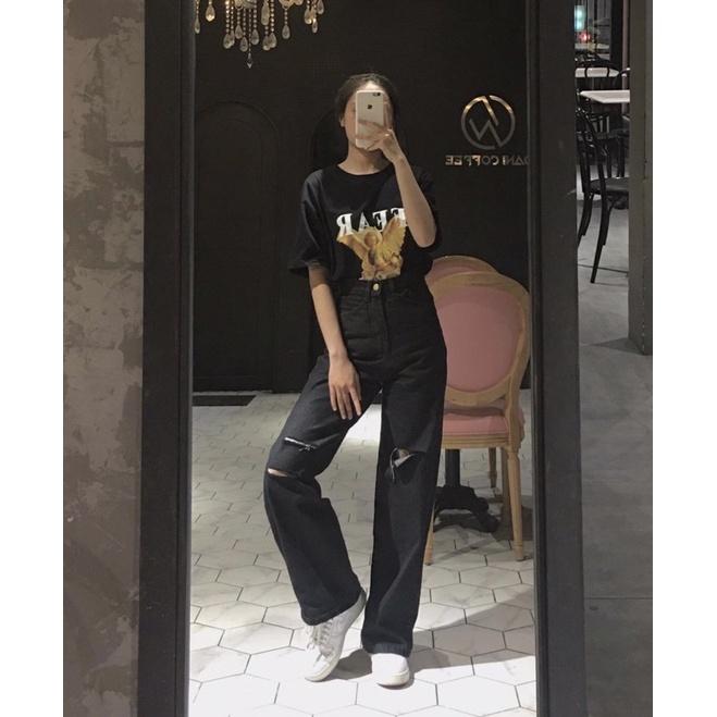 Quần Baggy JEANS Ống Suông