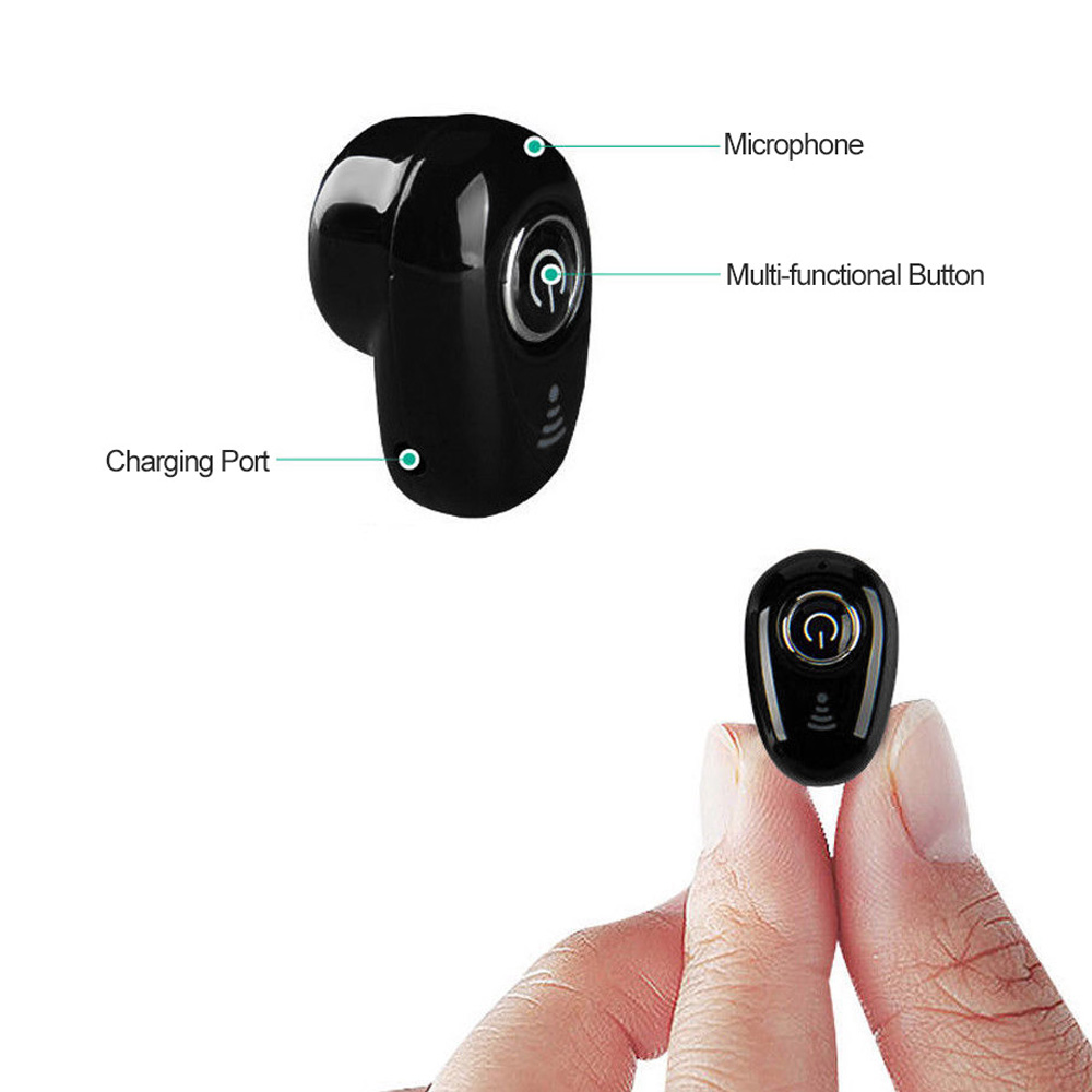 Tai Nghe Nhét Tai Bluetooth 4.1 S650 4g Âm Thanh Nổi Cho Điện Thoại Thông Minh