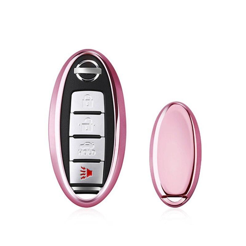 Vỏ Tpu Mềm Bọc Chìa Khóa Điều Khiển Từ Xa Cho Infiniti Nissan Serena Sylphy Teana Elgrand Almera Grand Livina Qashqai J11 Juke X-Trail
