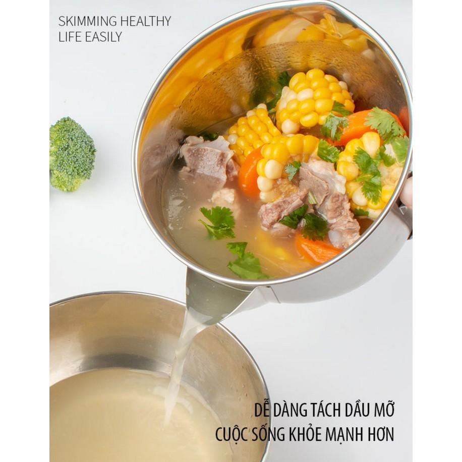 Dụng Cụ Tách Dầu Mỡ Bằng Inox