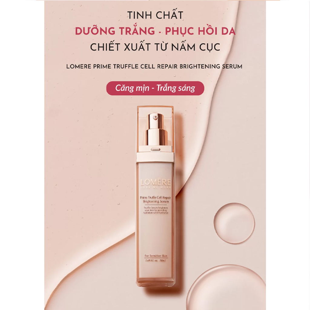 Tinh chất dưỡng trắng, mờ nám Lomere Prime Truffle Cell Repair Brightening Serum 50ml