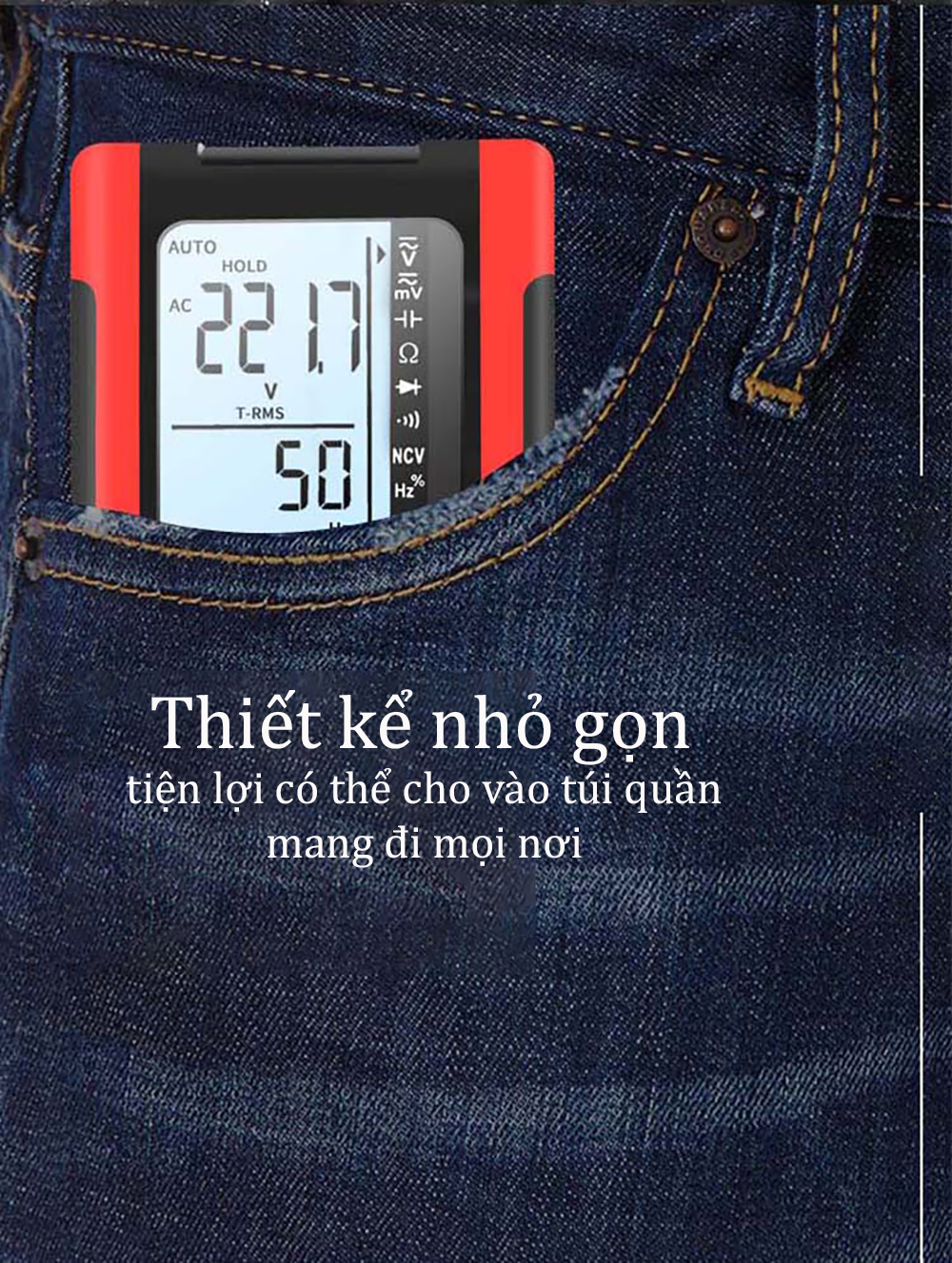 Đồng Hồ Vạn Năng Zoyi ZT-922 Đồng Hồ Đo Điện Đa Năng Cao Cấp Được Trang Bị Màn Hình LCD Dễ Đọc Kết Quả - Hàng Chính Hãng