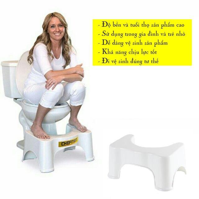 Ghế Kê Chân Toilet, Bồn Cầu - Ghế Toilet Chống Táo Bón