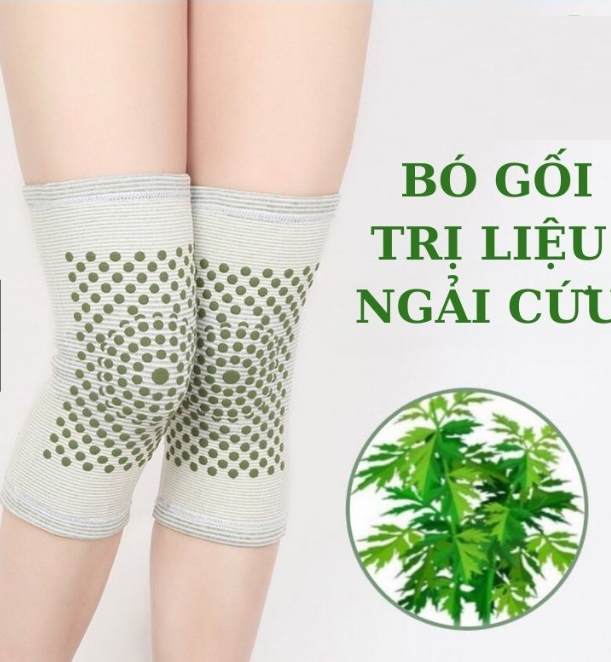 Bó gối ngải cứu bảo vệ và làm nóng, giảm đau khớp