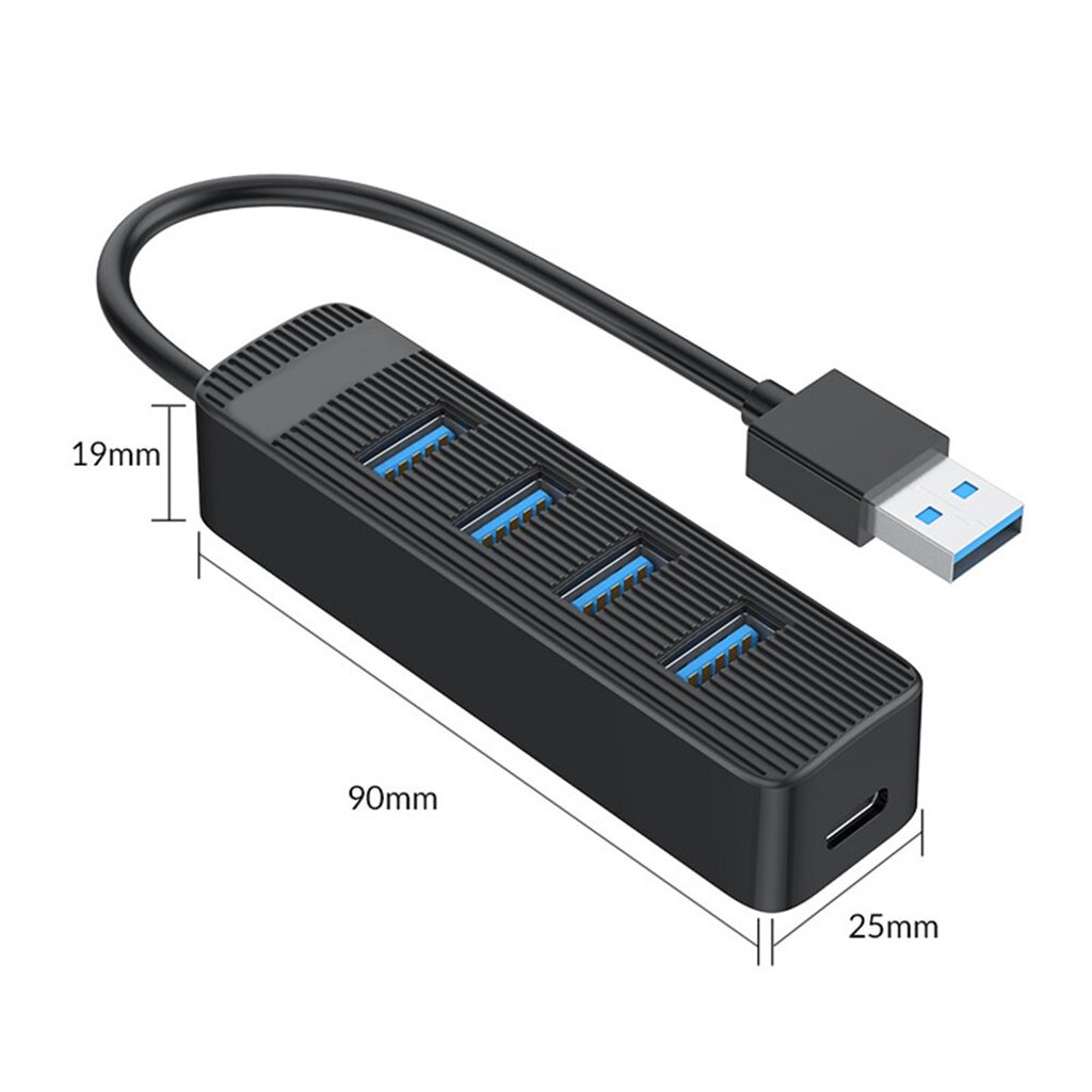 Hub USB 4 Cổng 3.0 TWU3 - 4A Splitter Bộ Mở Rộng PC Đa USB Tốc Độ Cao - hàng chính hãng