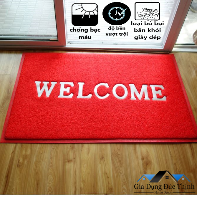 THẢM WELCOME CỠ ĐẠI 60x90CM, Thảm Trải Khách Sạn, Siêu Thị Điện Máy, Tòa Nhà Lớn