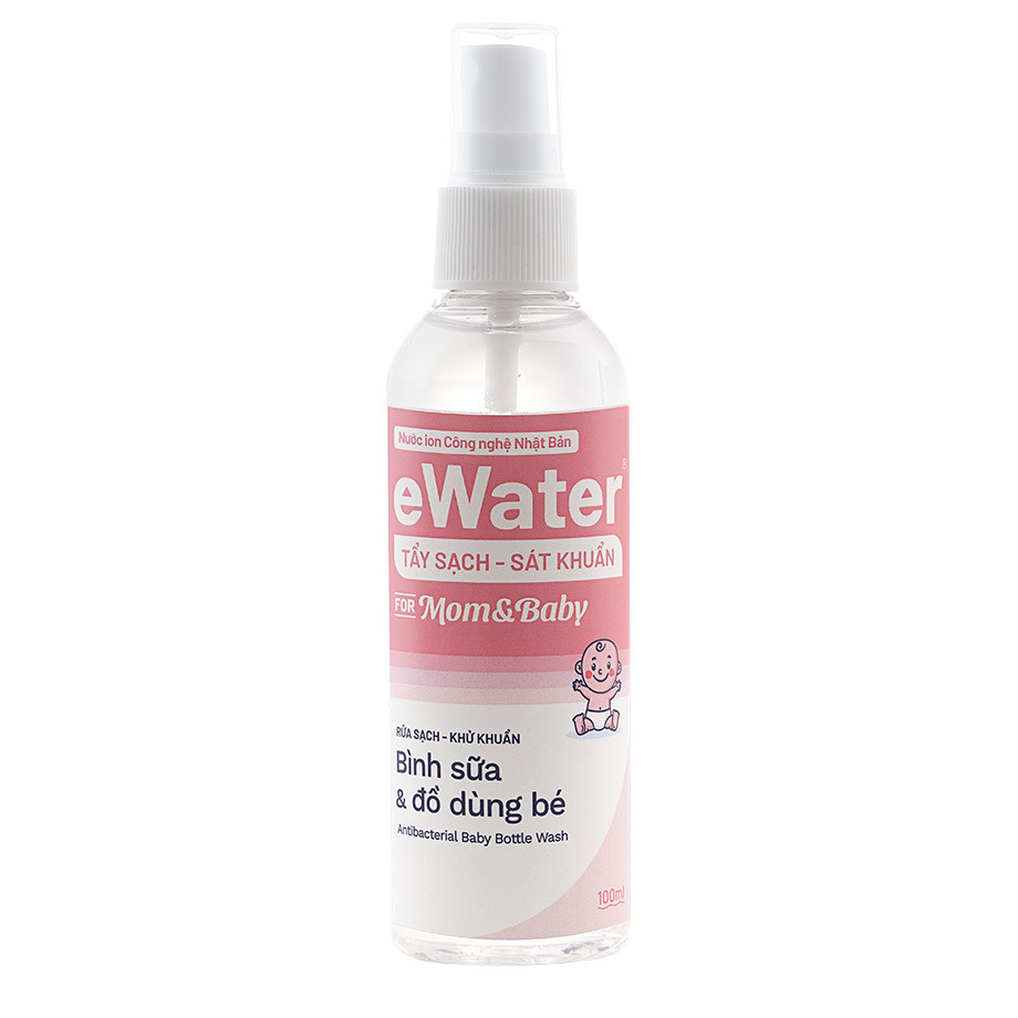 Nước ion công nghệ nhật bản ewater tẩy sạch - Sát khuẩn cho Mẹ và Em bé (100ML)