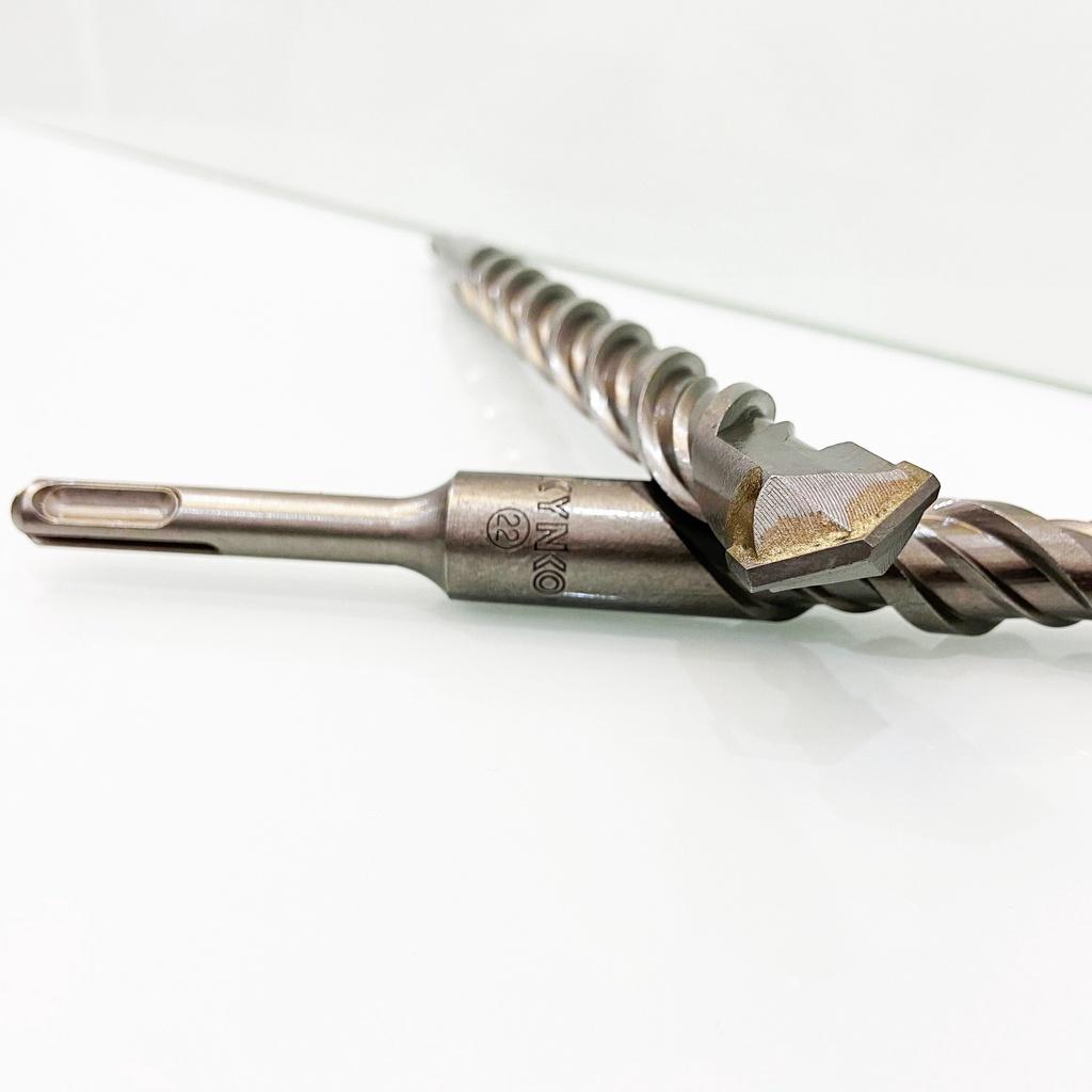 MŨI KHOAN BÊ TÔNG SDS ĐƯỜNG KÍNH PHI Ø22 DÀI 310MM XUYÊN TƯỜNG ĐẦU DẸT KYNKO MKBTXT-22310