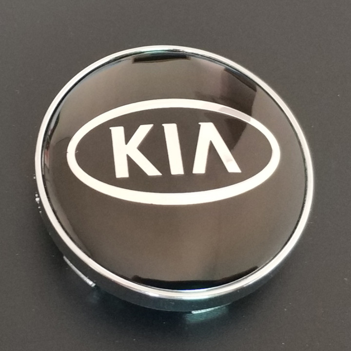 Logo chụp mâm, ốp lazang bánh xe ô tô Kia đường kính 60mm Kia-60