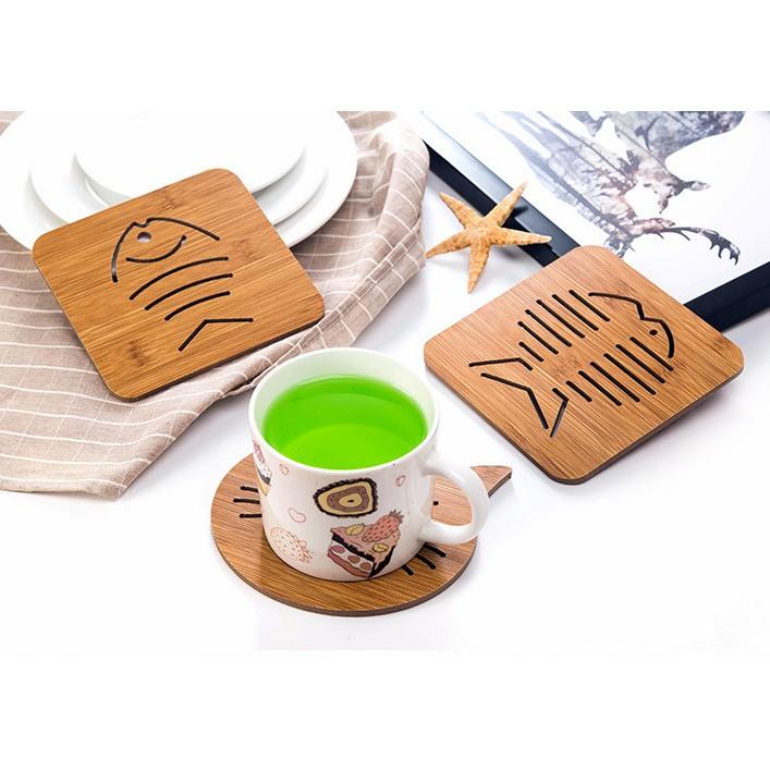 Combo 2 Lót Nồi Gỗ Hình Thú