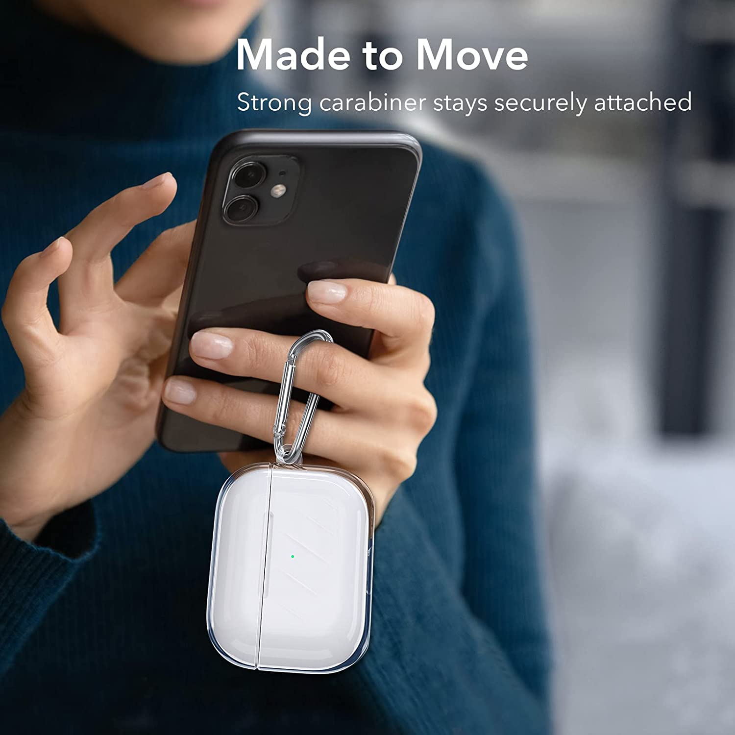 Bao Case cho AirPods Pro 2 (2022/2019) ESR Air Ripple Carrying Case - Hàng Chính Hãng