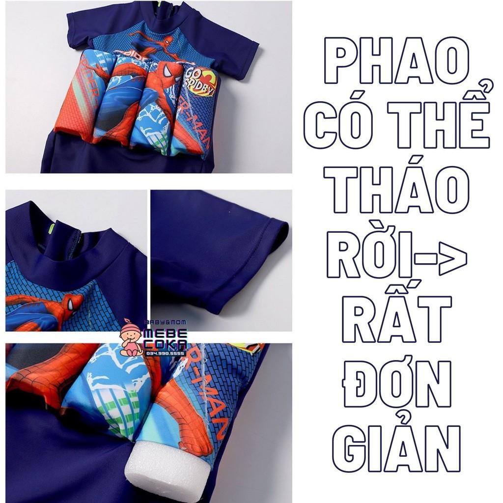 Đồ bơi trẻ em ,áo bơi LIỀN PHAO tự nổi ,bộ liền có phao cho bé trai loại CAO CẤP chất LYCRA Hàn