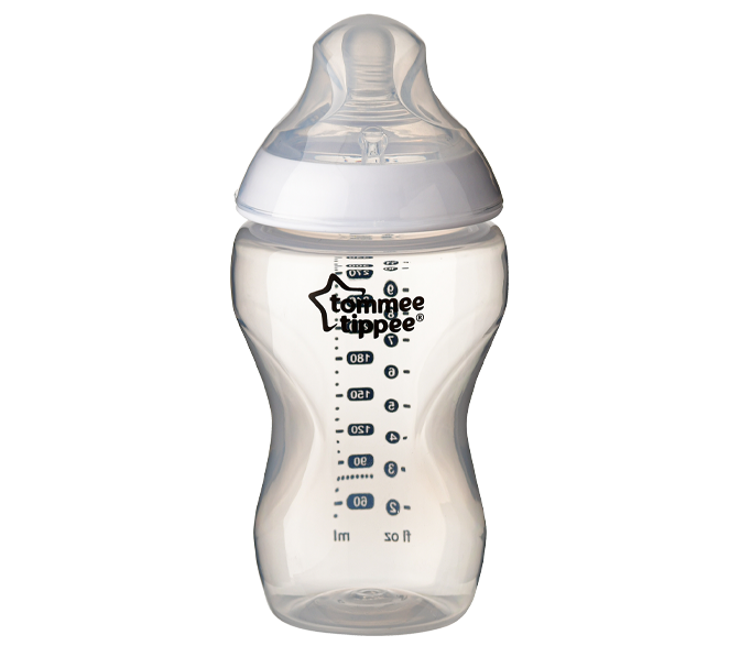 Bình sữa ty siêu mềm tự nhiên Tommee Tippee Closer to Nature 340ml, núm ty đi kèm 3-6 tháng