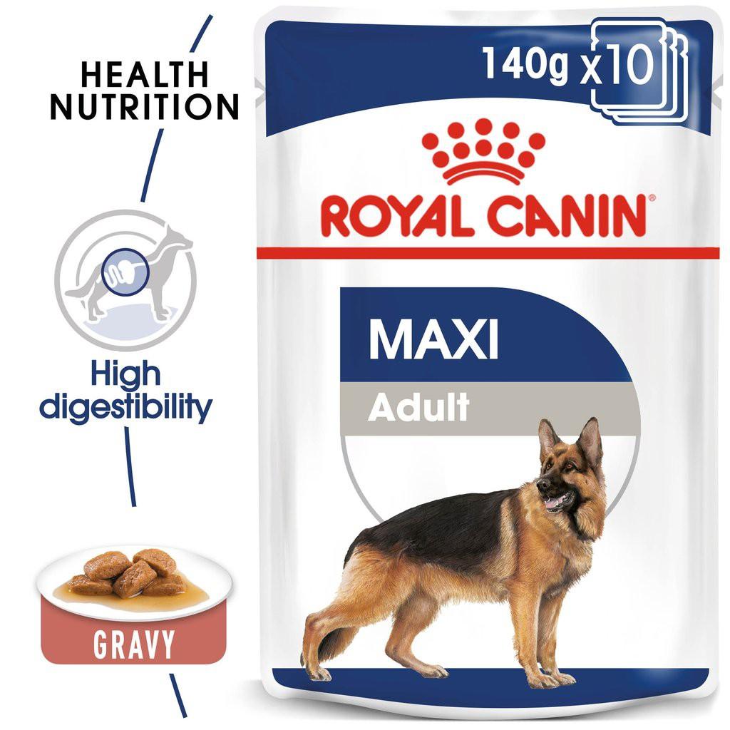 [Hộp 10 gói] Pate Cho Chó Lớn Royal Canin Maxi Adult