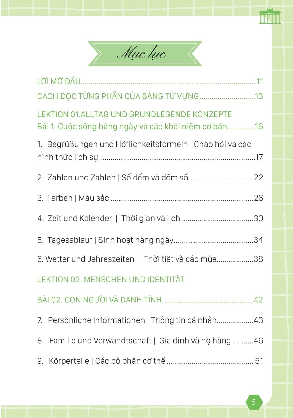 Sách - 3300 Từ Vựng Tiếng Đức Thông Dụng Theo Chủ Đề Dành Cho Người Mới Bắt Đầu
