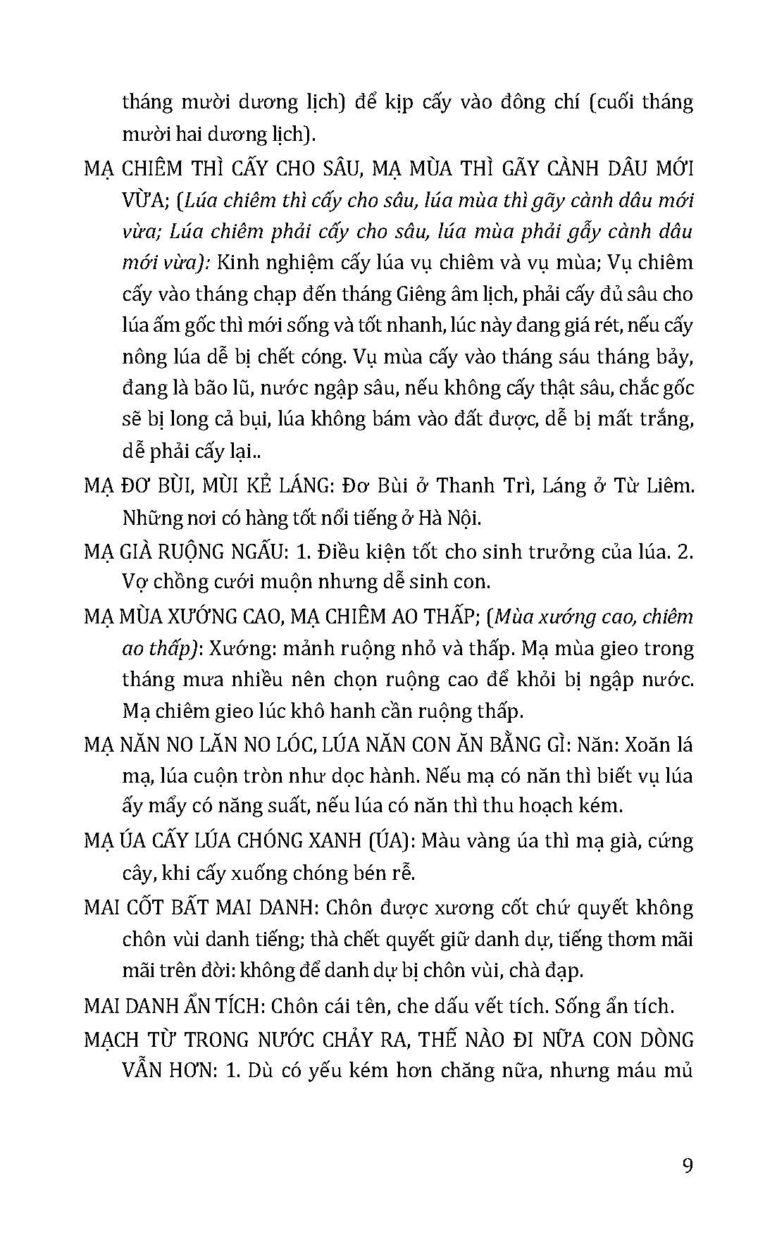 Giải Nghĩa Thành Ngữ Tục Ngữ Việt Nam - Quyển 2: Từ M Đến Y
