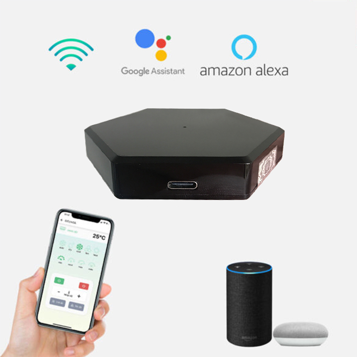 Bộ Điều Khiển Tivi Máy Lạnh Từ Xa Bằng Điện Thoại Hunonic IR Smart - Hàng chính hãng