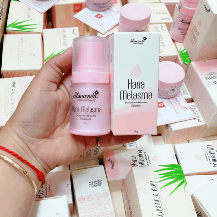 Serum Nám Hanayuki Melasma, Hana Melasma Serum Mờ Nám Tàn Nhang Hanayuki Chính Hãng 15g - Serum Hanayuki Trắng Da Mờ Nám Chính Hãng - Mỹ Phẩm Hanayuki Đoàn Di Băng Chính Hãng