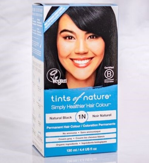 Nhuộm tóc thiên nhiên màu đen 1N TINTS OF NATURE 130ml