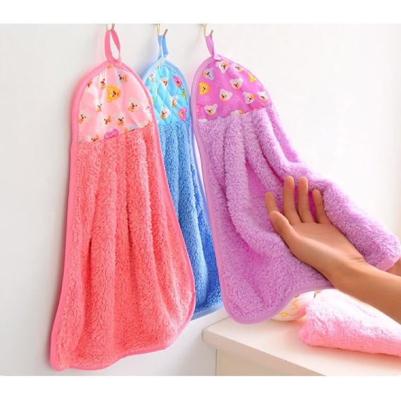 Khăn Lau Tay Nhà Bếp Siêu Thấm Nước Có Móc Treo ANHOME Giá Rẻ